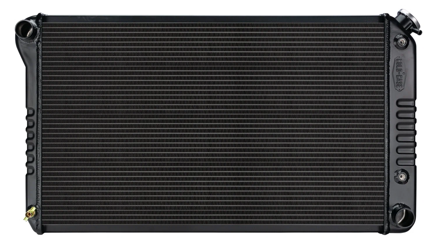 68-77 GM A Body Aluminum Radiator Automatic Black Night Rider Series
